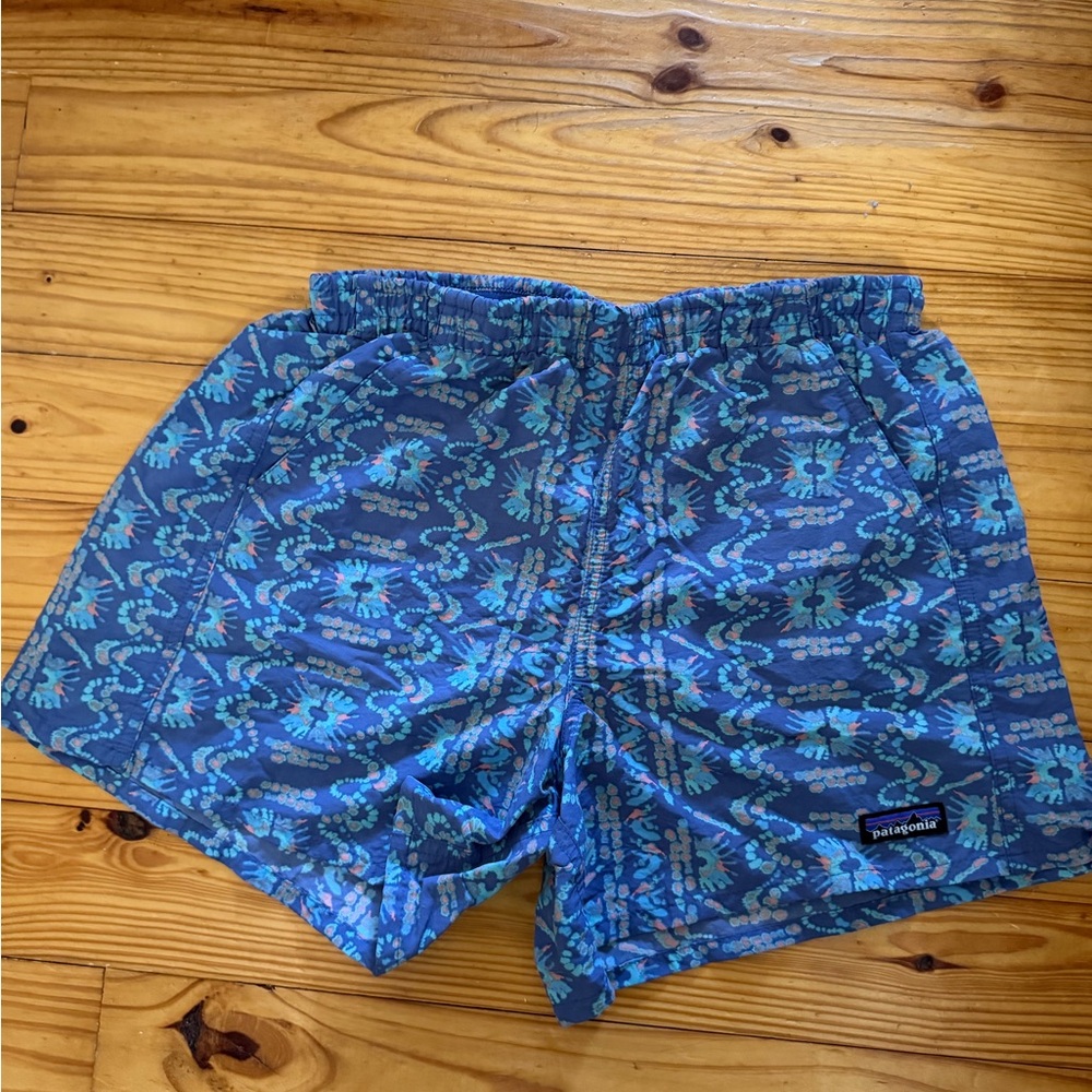 Patagonia Blue Patterned Shorts